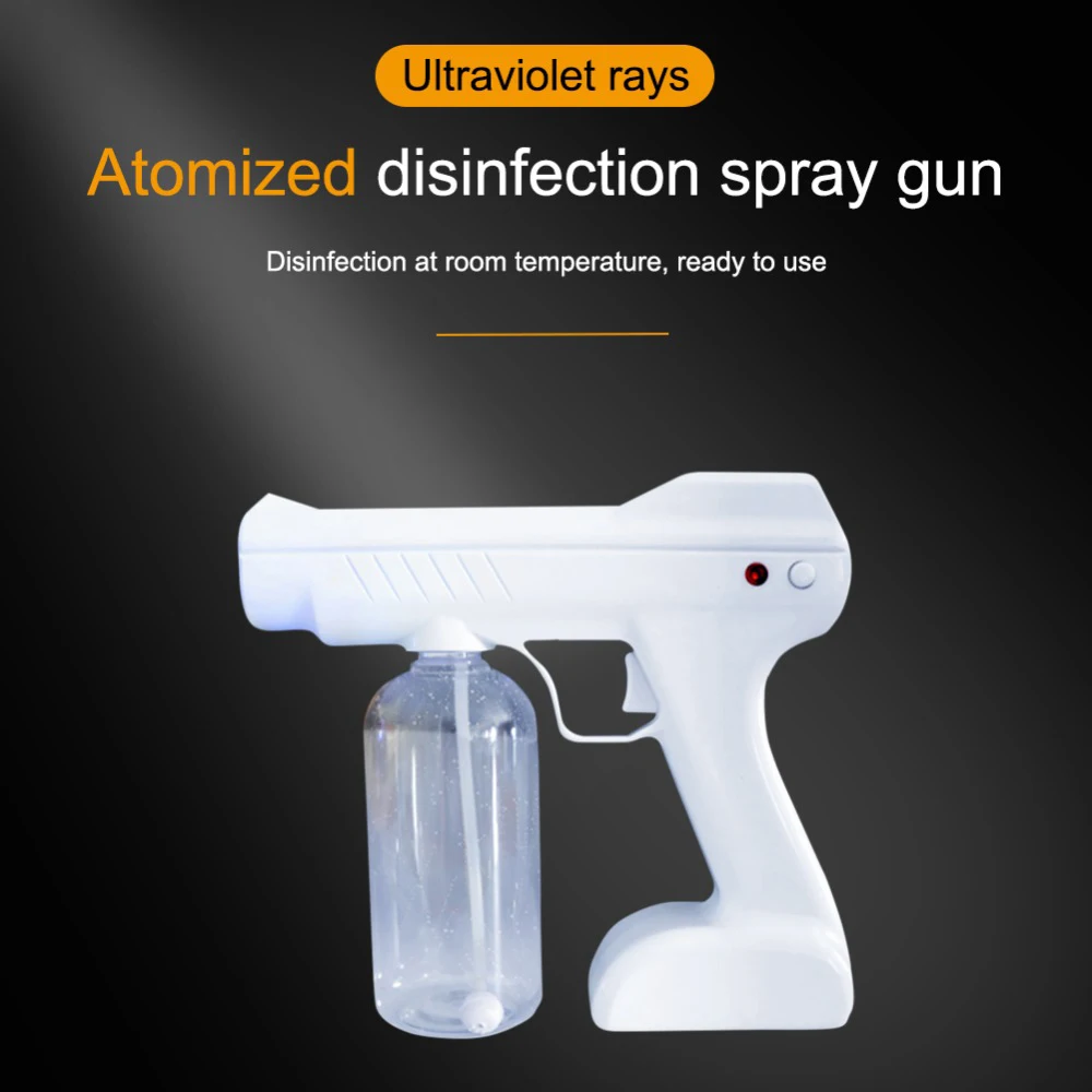 

Electrostatic Sprayer Fogger Machine Handheld Rechargeable Mist Maker with Blue Light for School Home Public Places L23