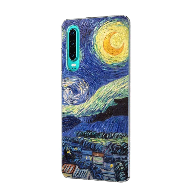 Mobile Phone Case For Huawei P30 P20 P10 P9 P8 P Sart Z Lite Pro Hard Cover Munch Van Gogh | Мобильные телефоны и