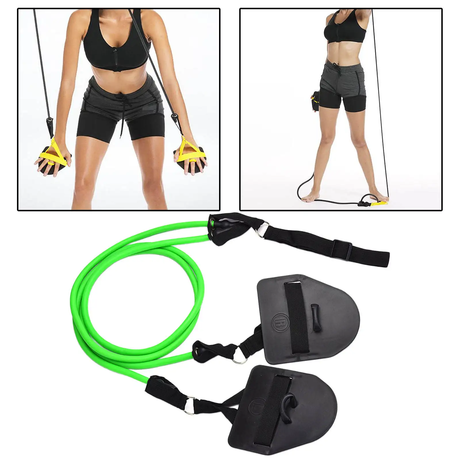 Arm Strength Trainer Resistance Bands Swimming Freestyle Exercise Paddle Workout Band | Спорт и развлечения