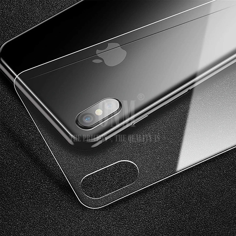 2 шт. Защитная пленка для задней панели iPhone XS X XR задняя закаленная стеклянная Xs Max |