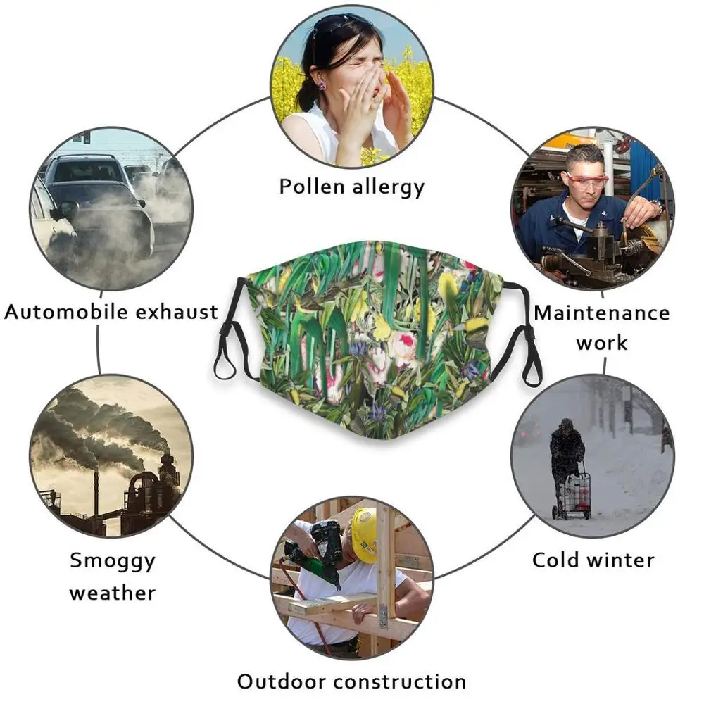 

Garden Of Eva Diy Adult Kids Face Mask Garden Flower Bird Pattern Floral Pretty Floral 28 Flower 19 Flowers 19 Summer 12 Cute