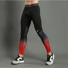 Мужские спортивные брюки, компрессионная одежда для йоги, фитнеса, бега, велосипедные быстросохнущие брюки, мужские колготки, леггинсы, спортивная одежда