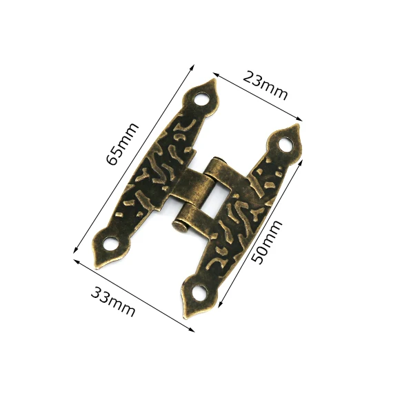 4 шт. античные бронзовые/черные железные мебельные петли, шкафчик, ящик, дверь, стык, фотопетли для шкатулки для ювелирных изделий с винтами