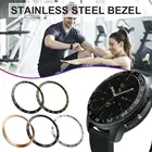 Нержавеющая сталь для Samsung Galaxy 42 46 мм SM-R800 шестерни S3 Frontier часы-браслет с безелем клей полное покрытие царапин черный