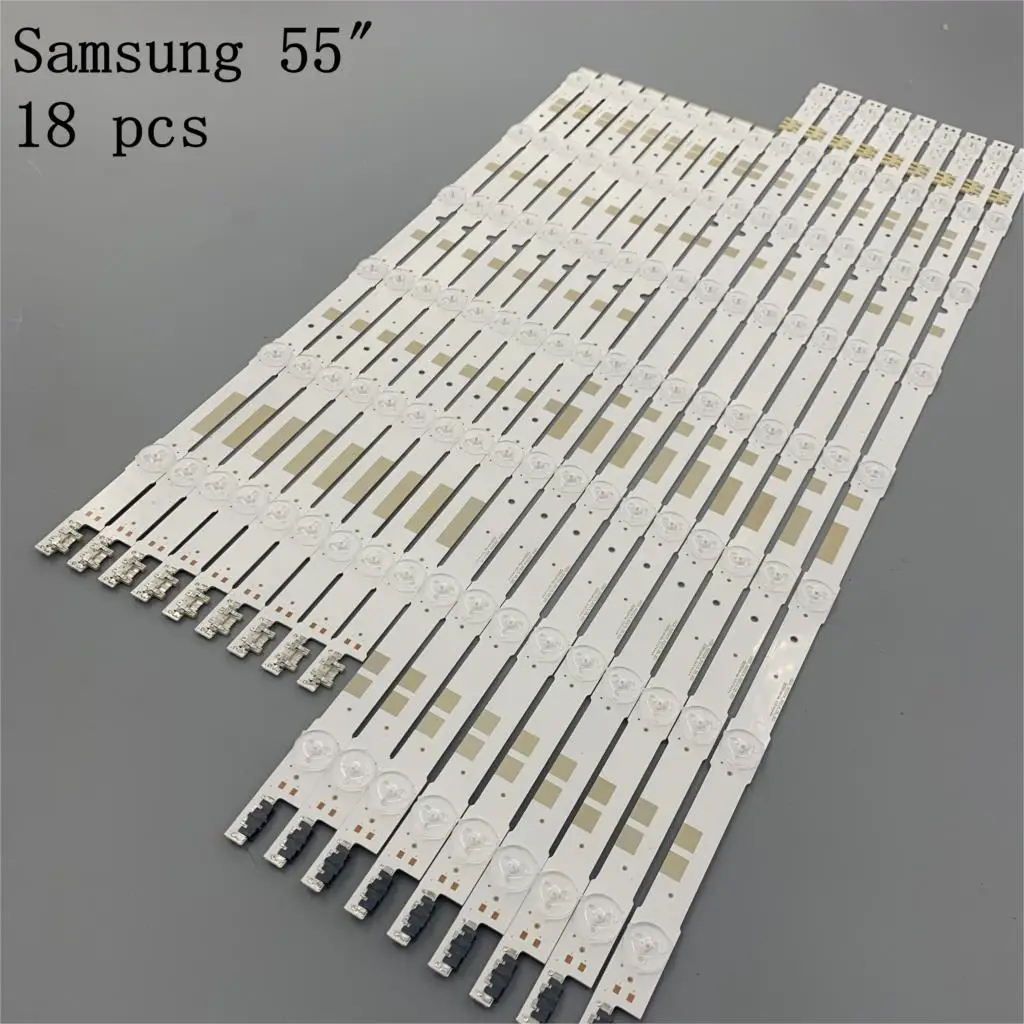 

LED Backlight strip 14 lamp For Samsung 55" TV UA55JS7200 UE55JU6872 UE55JU6872U UE55JU6850 UN55JS7250 UE55JU6800 BN96-38481A