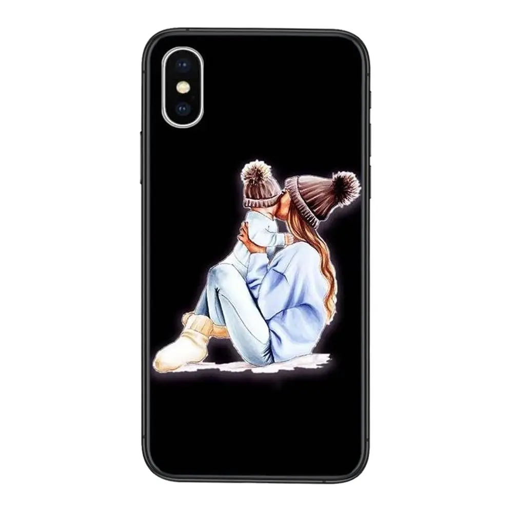 Мамы девочка королева черный новый для Xiaomi Mi11 M10 Mi10I Mi10S Mi10T Mi9 CC9 Note10 Poco F3 X3 Lite Pro