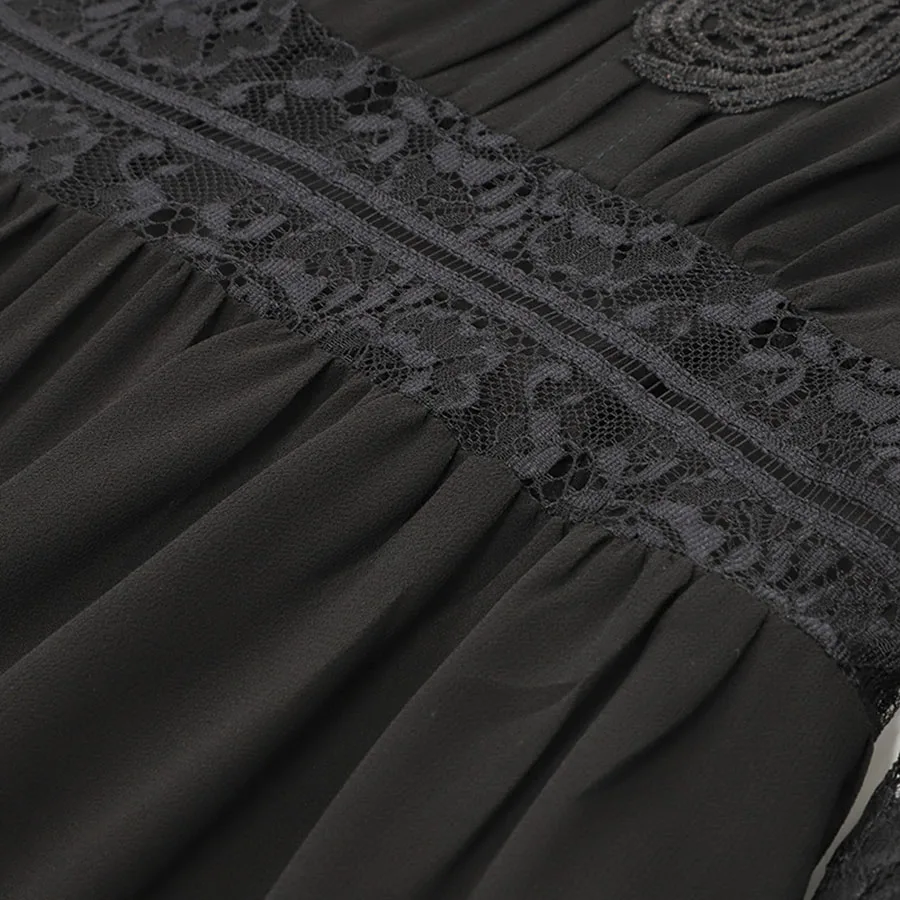 Женское длинное платье с вышивкой в стиле пэчворк винтажное лето 2019 | Женская