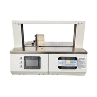 full automatic operated freely paper band pof film table top banding machine