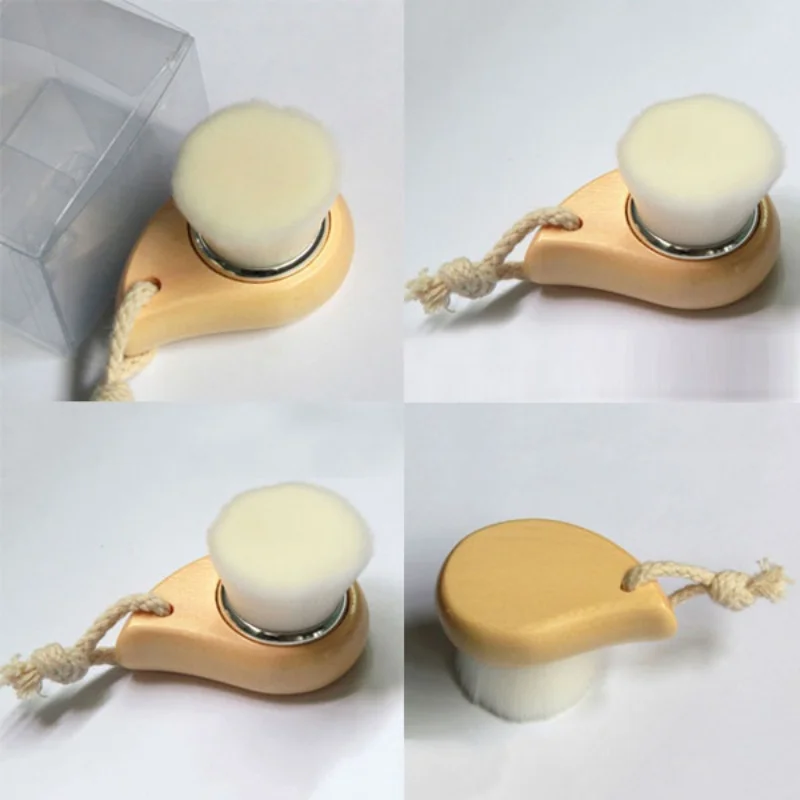 Щетка для очистки лица умывания глубокое очищение кожи уход за порами массажер