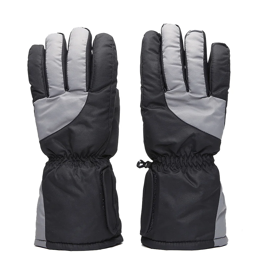 

Battery Powered Skiing Gloves Thickened Winter Climbing Outdoor Snow Protective Riding Electric Heating Skating Five Fingers
