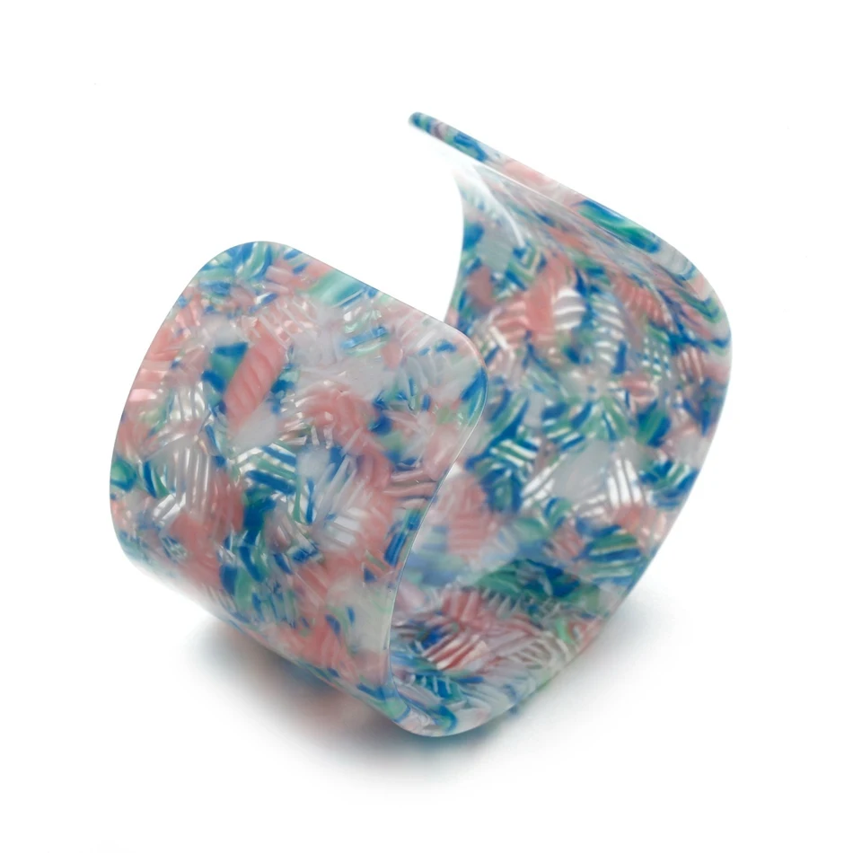 Женские широкие браслеты и обручи Match-Right женские открытые манжеты акриловый