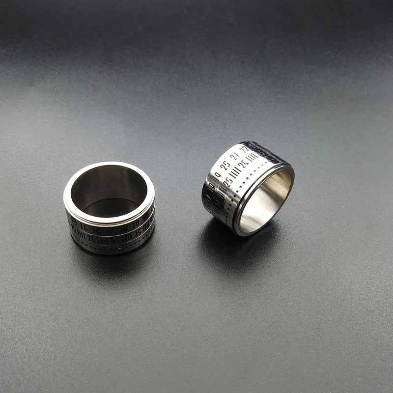 Мужское кольцо из титановой стали Hemiston модное нержавеющей в стиле панк-рок |