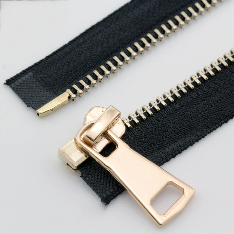 Металлическая молния с открытым концом автоматическая блокировка розовое