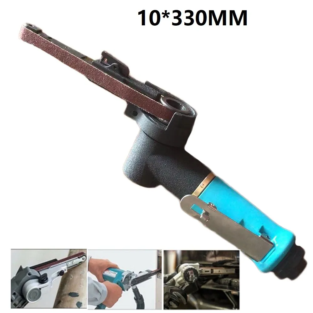 

10*330mm Air Belt Sander 16500rpm Pneumatic Sanding Belt Grinder Machine