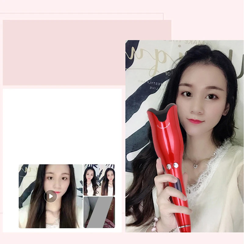 

New Coming Automatic Curling Iron Air Curler Air Spin Ceramic Rotating Air Curler Air Spin N Wand Curl 1 Inch Magic hair curler