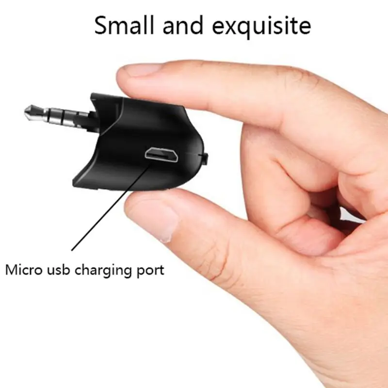 

K3NB Mini Wireless Bluetooth 5.0 AUdio Adapter 3.5mm Headphone Headset Earphone Receiver for PS4 Game Controller Gamepad