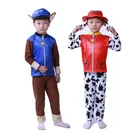 Детский костюм для вечеринки в честь Дня Рождения Zuma Rocky Маршалл и Чейз Skye Rubble косплей для мальчиков и девочек Хэллоуин карнавальное платье