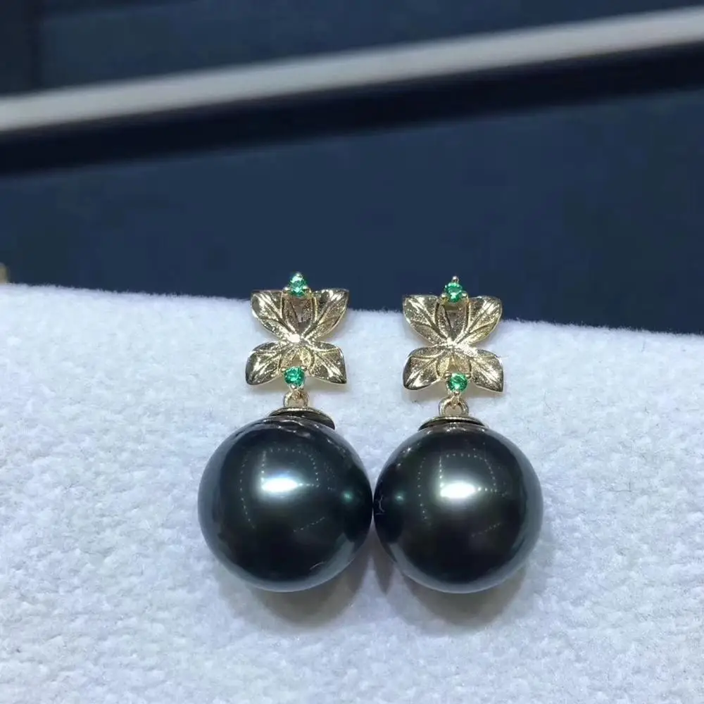 

Exquisite Popular 18K Yellow Gold Earrings Mountings Settings AU750 Jewelry Findings for Pearls