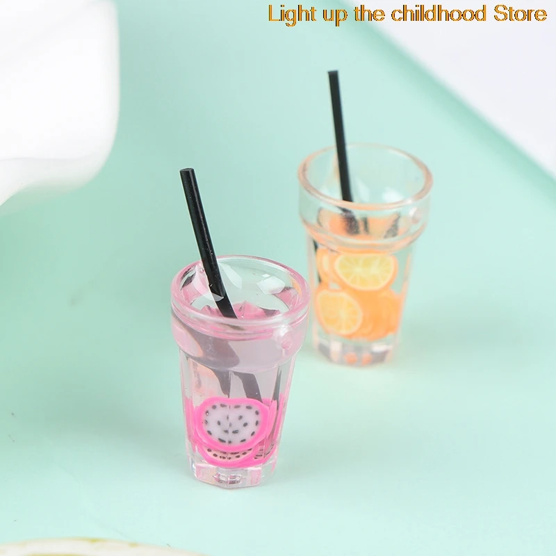 

1/12 миниатюрная еда для кукольного домика, миниатюрная фотобутылка, имитация напитков, модель, игрушки, фрукты, напитки, игровой кукольный до...