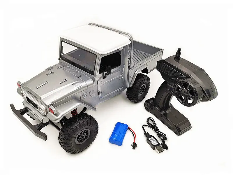 MN-45 Silver MN модель MN45 1:12 авто RC автомобиль 4WD машина радиоуправления автомобили FJ45 внедорожный пикап джип на пульте дистанционного управления игрушки для детей - Цвет: MN-45 Silver
