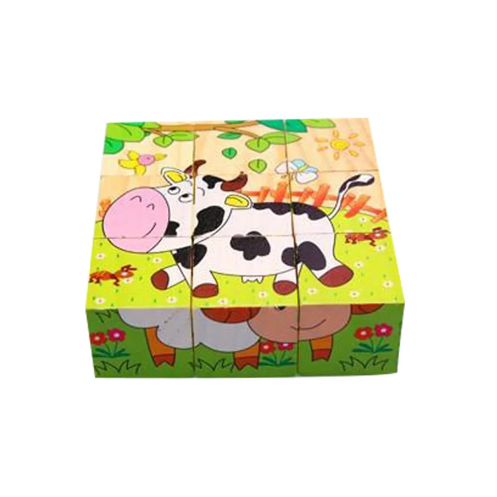 Деревянные игрушки для малышей Монтессори Обучающие деревянные забавные