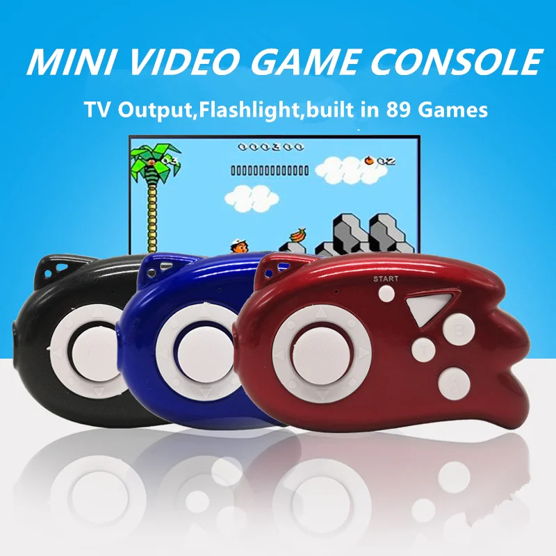 Портативный 8 битный игровой контроллер в стиле ретро джойстик со встроенными 89