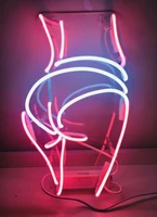 custom live nudes back butt girl glass neon light sign beer bar