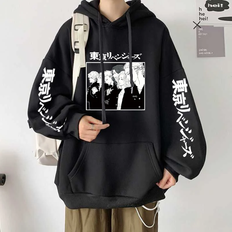 

Japan's Tokyo Revengers Mikey New Creative Hoodie Men and Women Role Playing Anime Printed Sportswear Comfortable Loose Pullover