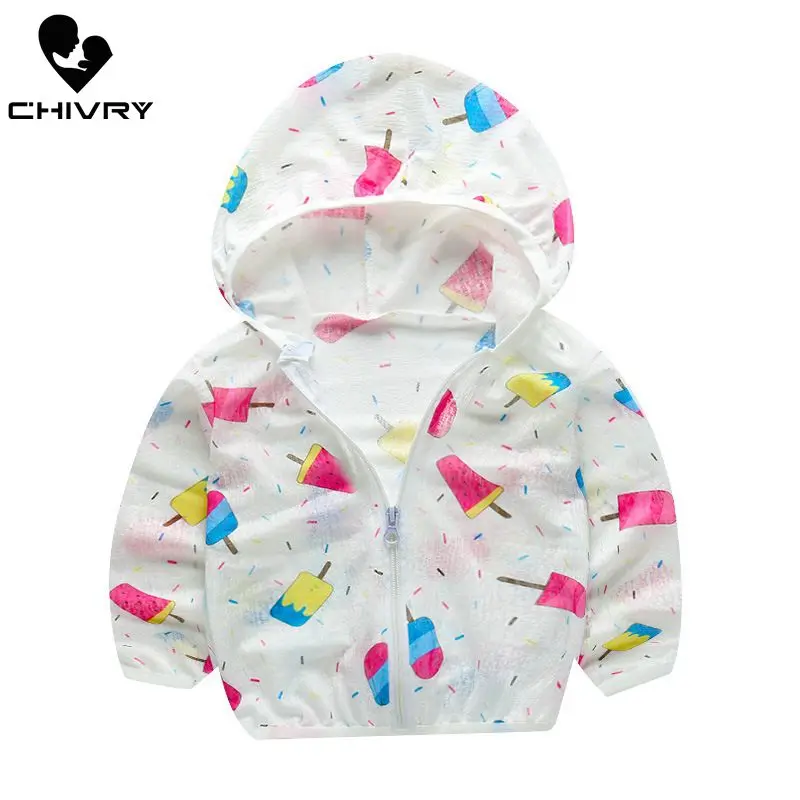 Куртка Солнцезащитная детская с капюшоном тонкая на лето и осень 2019 | Детская