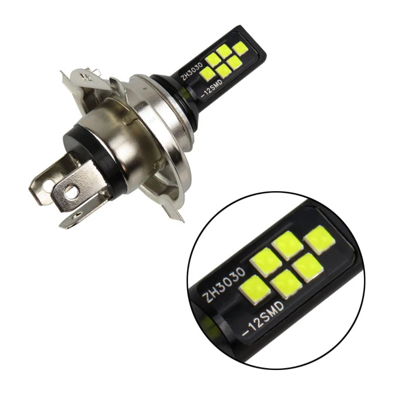 2 шт. H11 H8 H4 H1 H3 H7 9005 9006 3030 12SMD чипы туман светильник вождение автомобиля лампы авто светодиодный Canbus лампы дневные ходовые огни автомобиля, вождения, бега, 12V