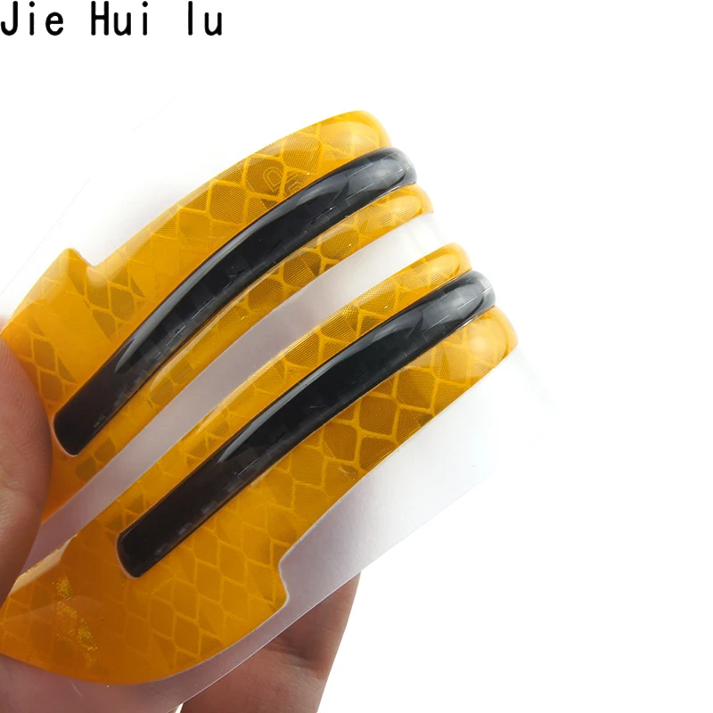 2 Pieces Car Reflective Strip Anti-collision Warning Tape Car-styling Rearview Mirror Stickers Safety Mark | Автомобили и