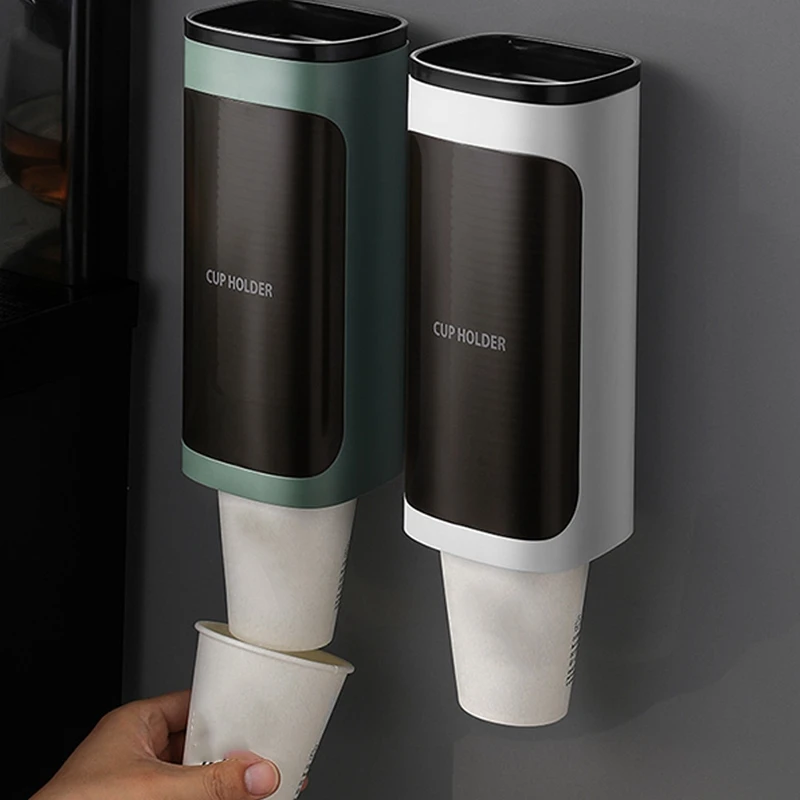 

Paper Cup Holder for Water Dispenser,Disposable Paper Cup Distributor&Plastic Cup Holder Used for Wall Mounted