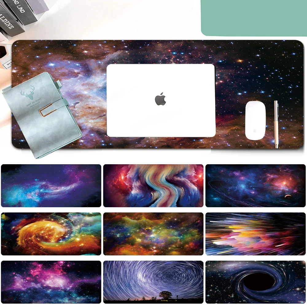 

Mouse Pad Print Pattern Portable Large Gaming Mousepad Laptop Pad PU Leather Desk Pad Waterproof 60x30 80x30cm