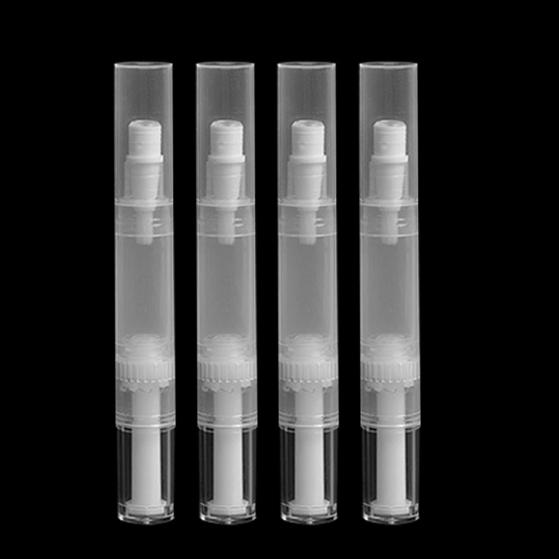 

new 5PCS 4.5ml Nail Oil Empty Pen Botttle With Brush Applicator Portable Cosmetic Tool For Lip Gloss Nails Nutrition Oil