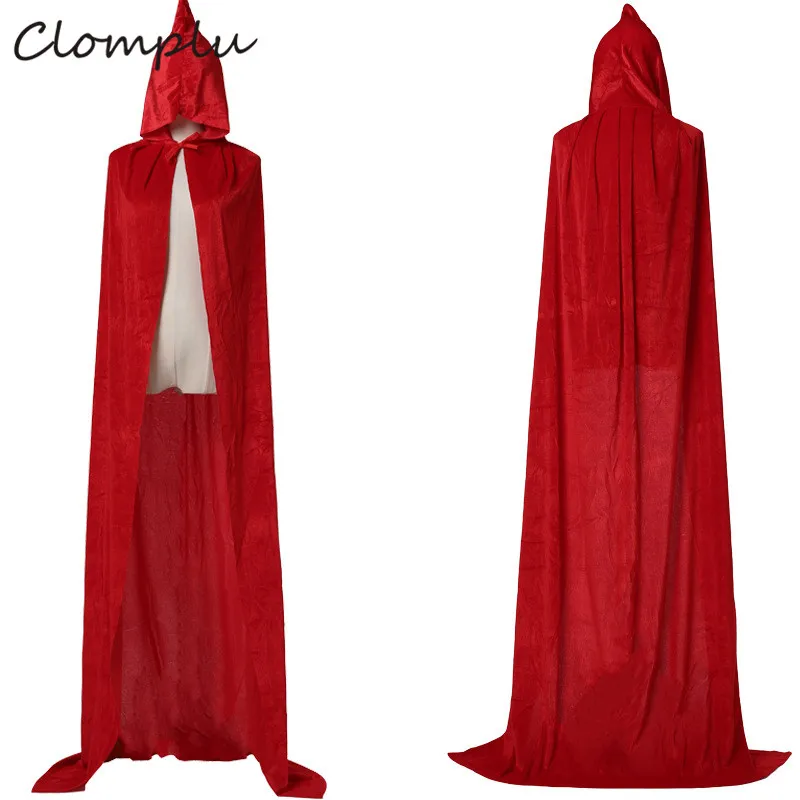 

Clomplu Death Cloak Cosplay Halloween Costumes For Women Family Unisex Halloween Costume For Kids Men Cloak Black White Red Gray