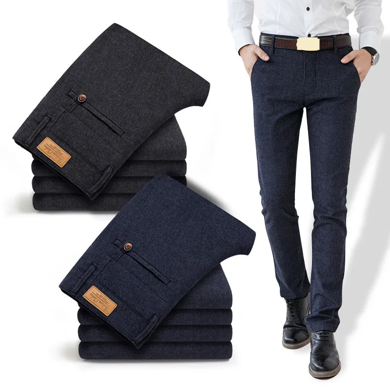 Брюки MRMT мужские прямые эластичные, повседневные штаны из хлопка и конопли, брендовые, 2022 от AliExpress WW