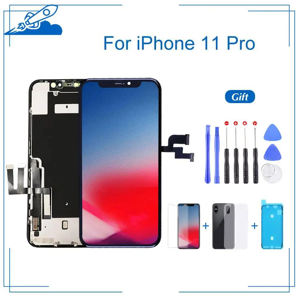 ЖК дисплей EK Incell для iPhone 11 PRO с 3D сенсорным экраном и дигитайзером запасные части в