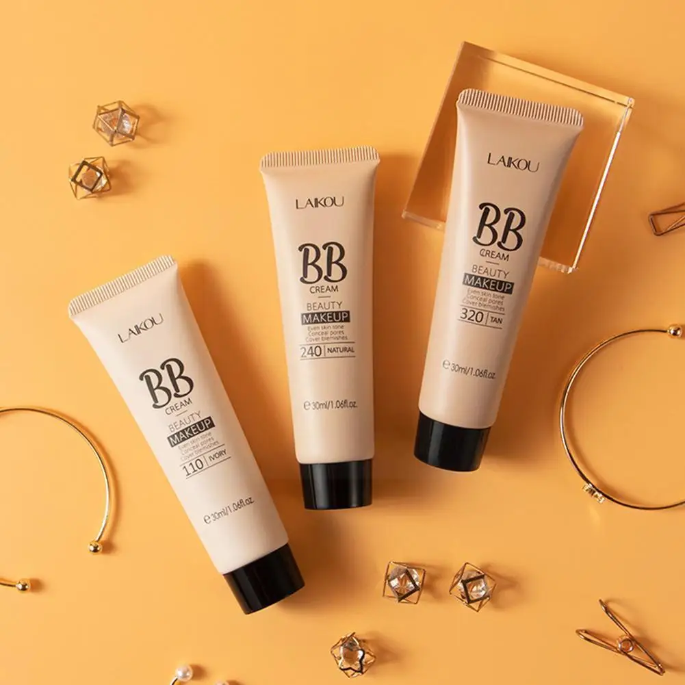 

bb cream Full Coverage Waterproof Long Lasting Moisturizer Face Make Contour up Oil-control Foundation Whitening U7N3