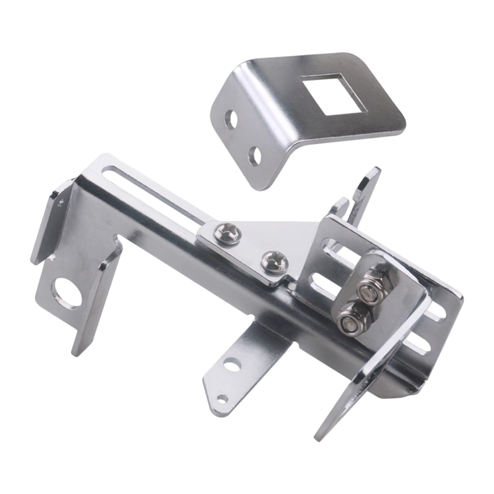 

New Chrome Throttle Cable Kickdown Bracket Assy for Chevrolet SBC Holley