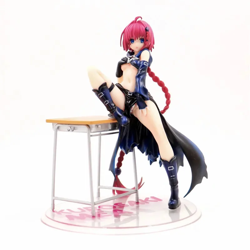 Аниме Love Ru Darkness Kurosaki Mea Sexy Girl 1/7 фигурка из ПВХ Коллекционная модель игрушки для