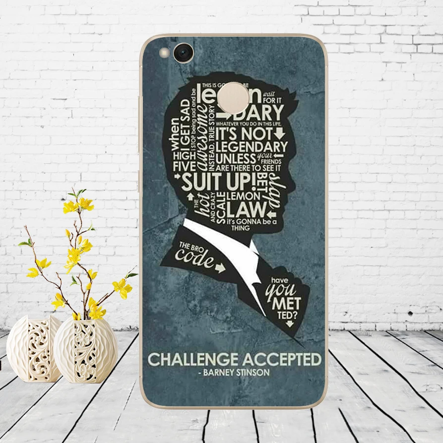 121DD how i met your mother himym quotes Soft Silicone Cover Case for Xiaomi Redmi 4a 5 plus Note 4 4x 5a pro mi a1 case | Мобильные