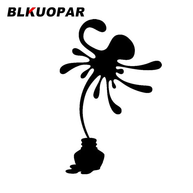 

Черные черные автомобильные наклейки BLKUOPAR в виде осьминога, водонепроницаемые наклейки для доски для серфинга, окклюзия, царапин, фургона, Солнцезащитный виниловый материал для украшения
