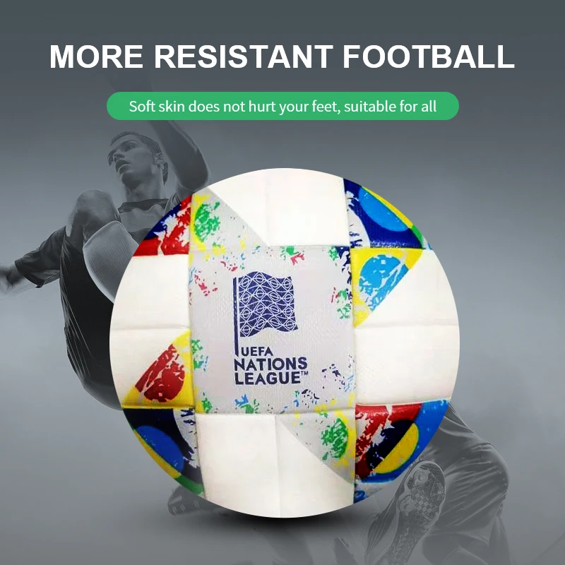 

2021 adult children soccer ball polyester fiber No. 5 ball No. 4 ball soccer training equipment