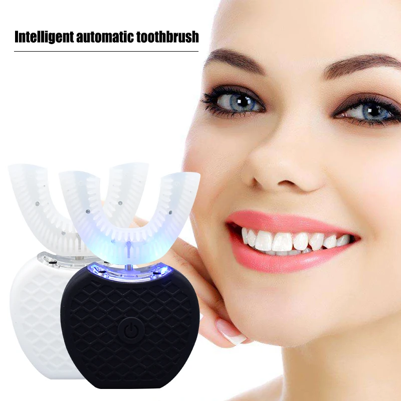

2021V-WHITE Sonic Adult Toothbrush Wireless Charging 360 Degree Oral Teeth Automatic Personal Care Appliances dropship