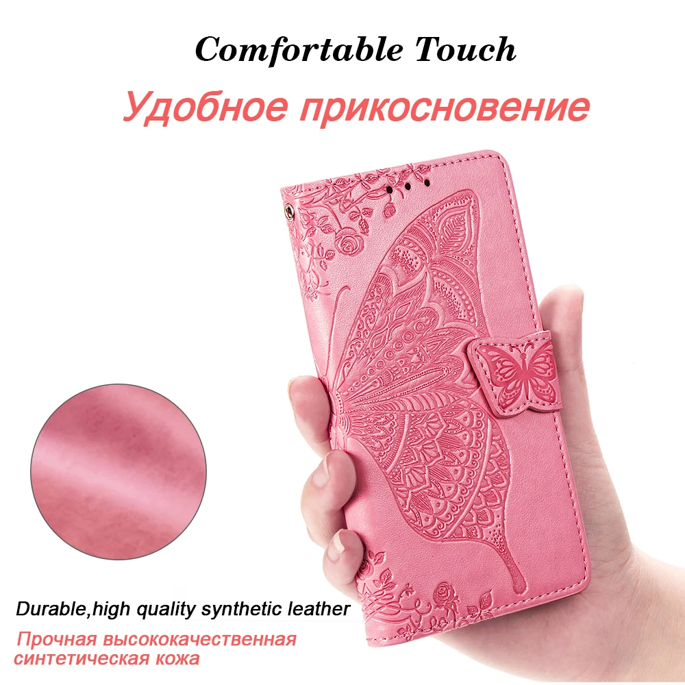 Для Coque Xiao mi Red Note 7 6 5 Pro Plus GO 6A 9 SE 9se 8 A2 Lite Play чехол на флип кошельке кожаный красный