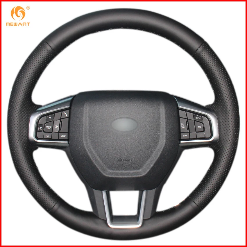 MEWANT черные аксессуары из натуральной кожи для Land Rover Discovery Sport 2015 2017 запчасти