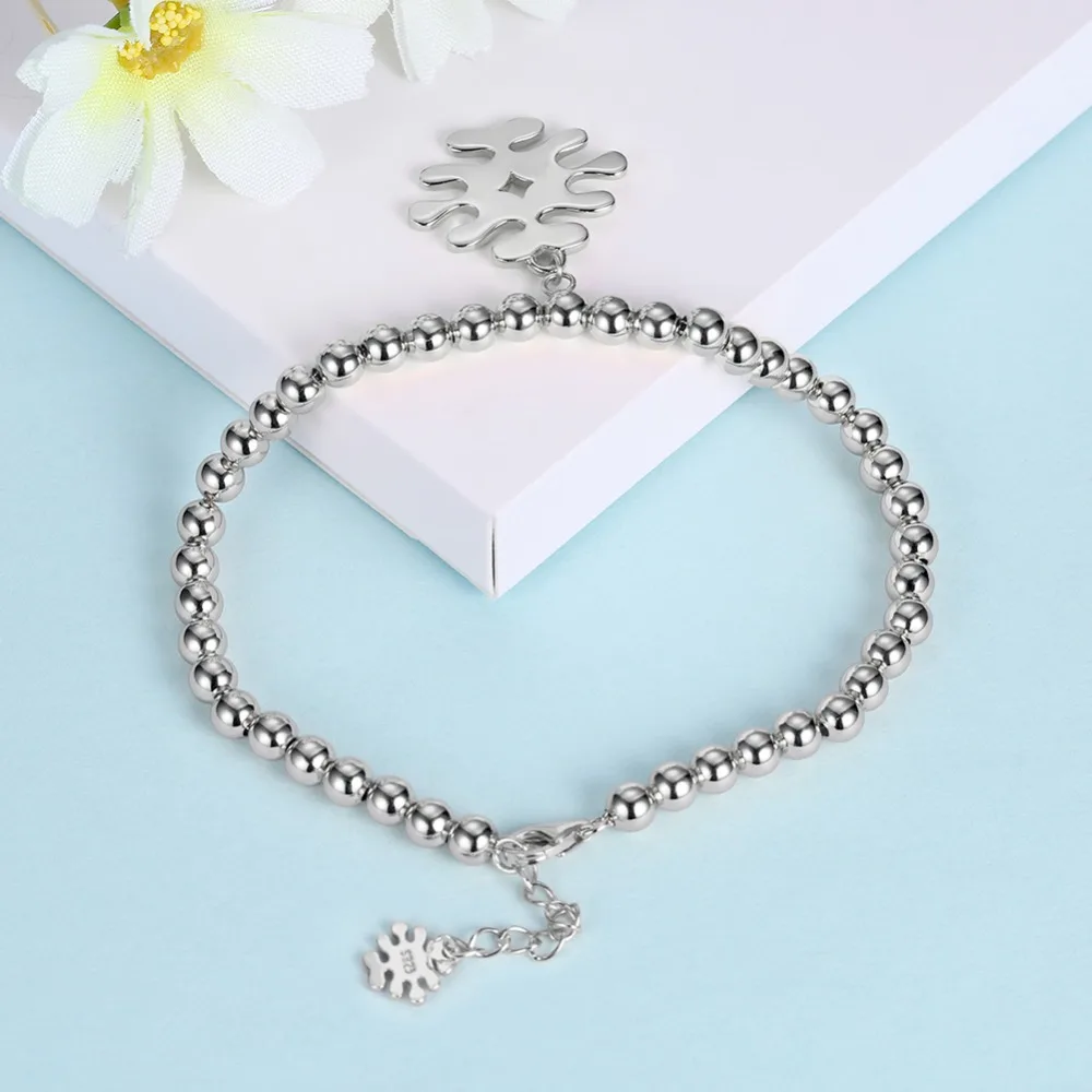 

CGB13 Elegant Rose Gold Plated Small Ball Charm Bracelets For Women Love Bracelet Fashion Wedding Jewelry