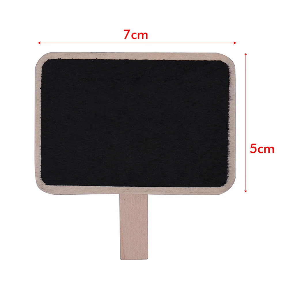 Мини доска объявлений с зажимом прямоугольная деревянная знаки костюм для