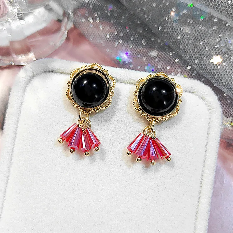 Женские серьги подвески со звездами в Корейском стиле с кольцами и кристаллами