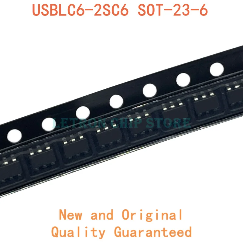 

20 шт USBLC6-2SC6 СОТ-23-6 UL26 SOT23-6 SMD новый и оригинальный IC Чипсет